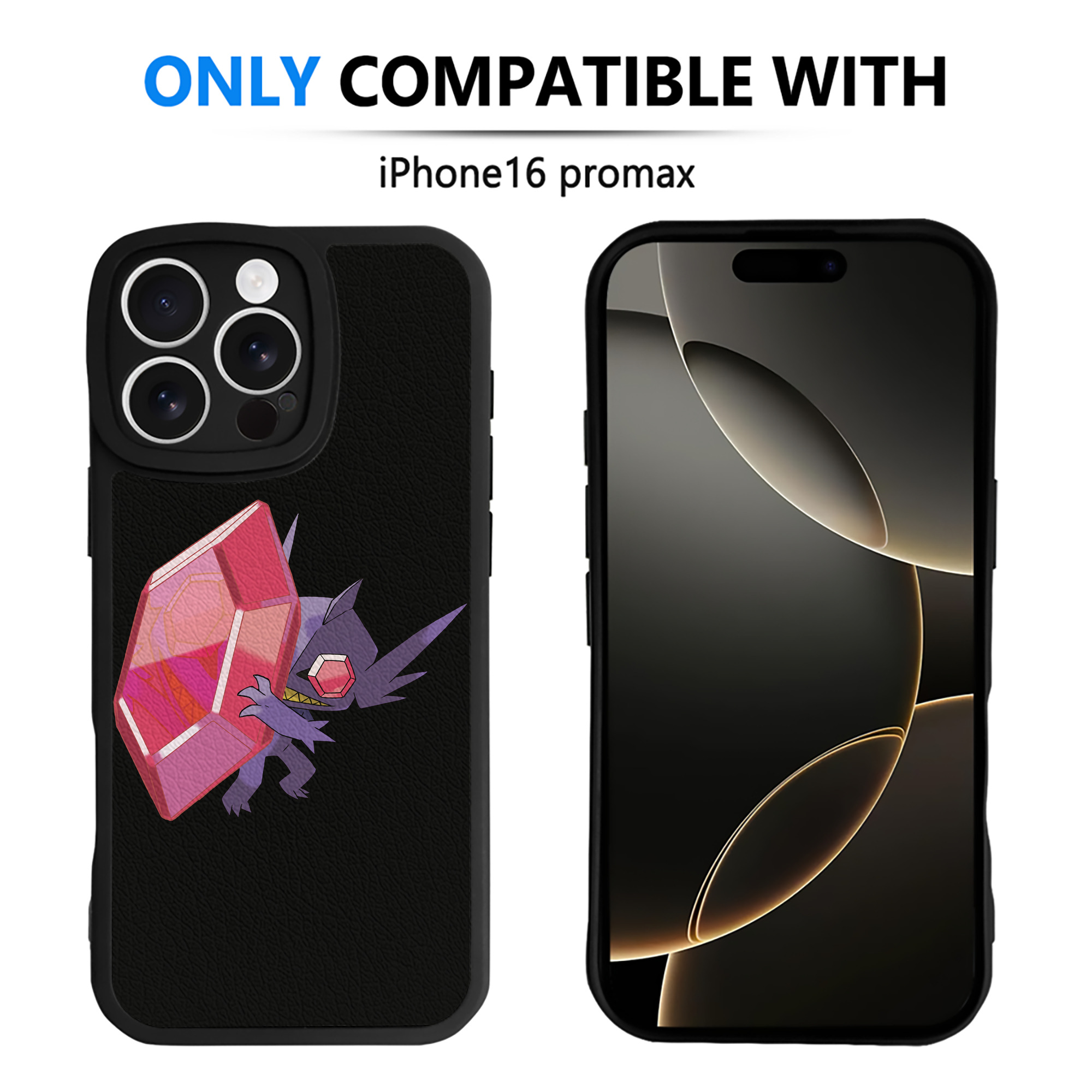 （画像用） ポケットモンスター Pokémon 【iPhone 16シリーズ対応】シリコンスマホケース（レザー調） 材質：シリコン